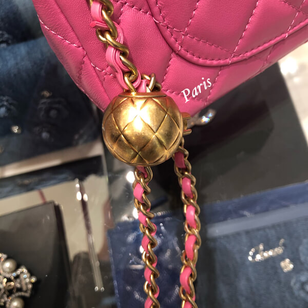 20SS!シャネルスーパーコピー大人可愛い フラップバッグ AS1787 ROSE G金具 (52637718)